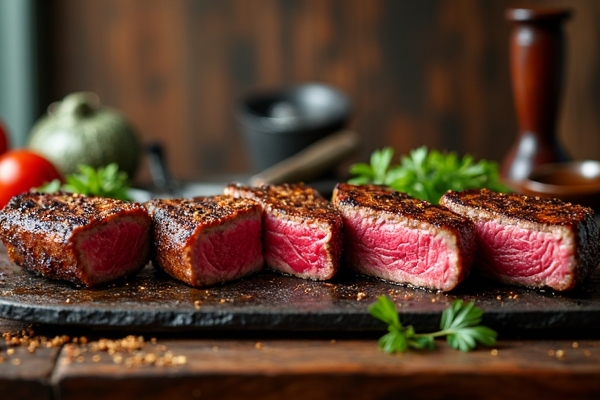 ตารางการย่างเนื้อที่เหมาะสมกับความสุก