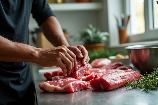 ขั้นตอนในการเลือกส่วนเนื้อสำหรับ Marinade