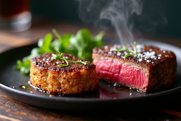 การเปรียบเทียบรสชาติระหว่าง Plant-Based Steak และเนื้อวัว