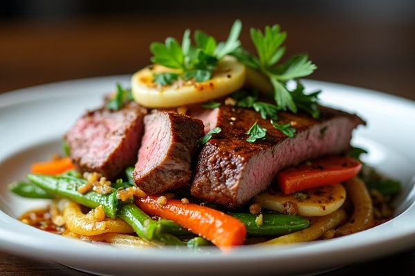 ทำสเต็กเนื้อเหลือให้โดนใจ