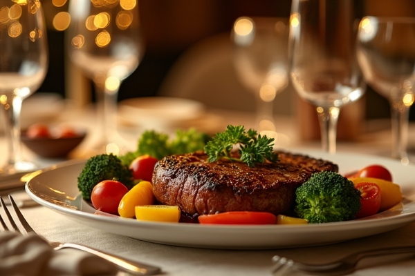 Round Steak สำหรับงานเลี้ยงโอกาสพิเศษ